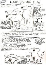 Notes on Roobarb's dog animation mode