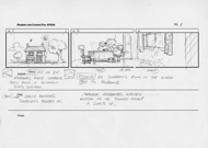 Storyboard sketch for the animated 70s television series